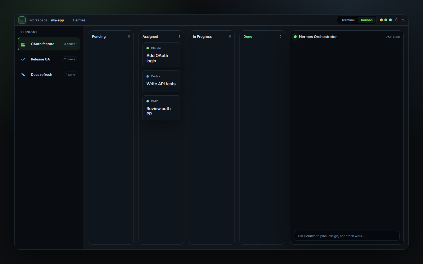 VibeLink Hermes MCP orchestration