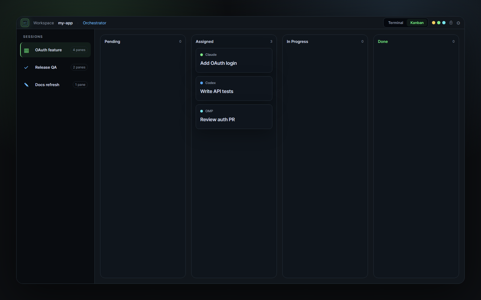 VibeLink Kanban Orchestrator